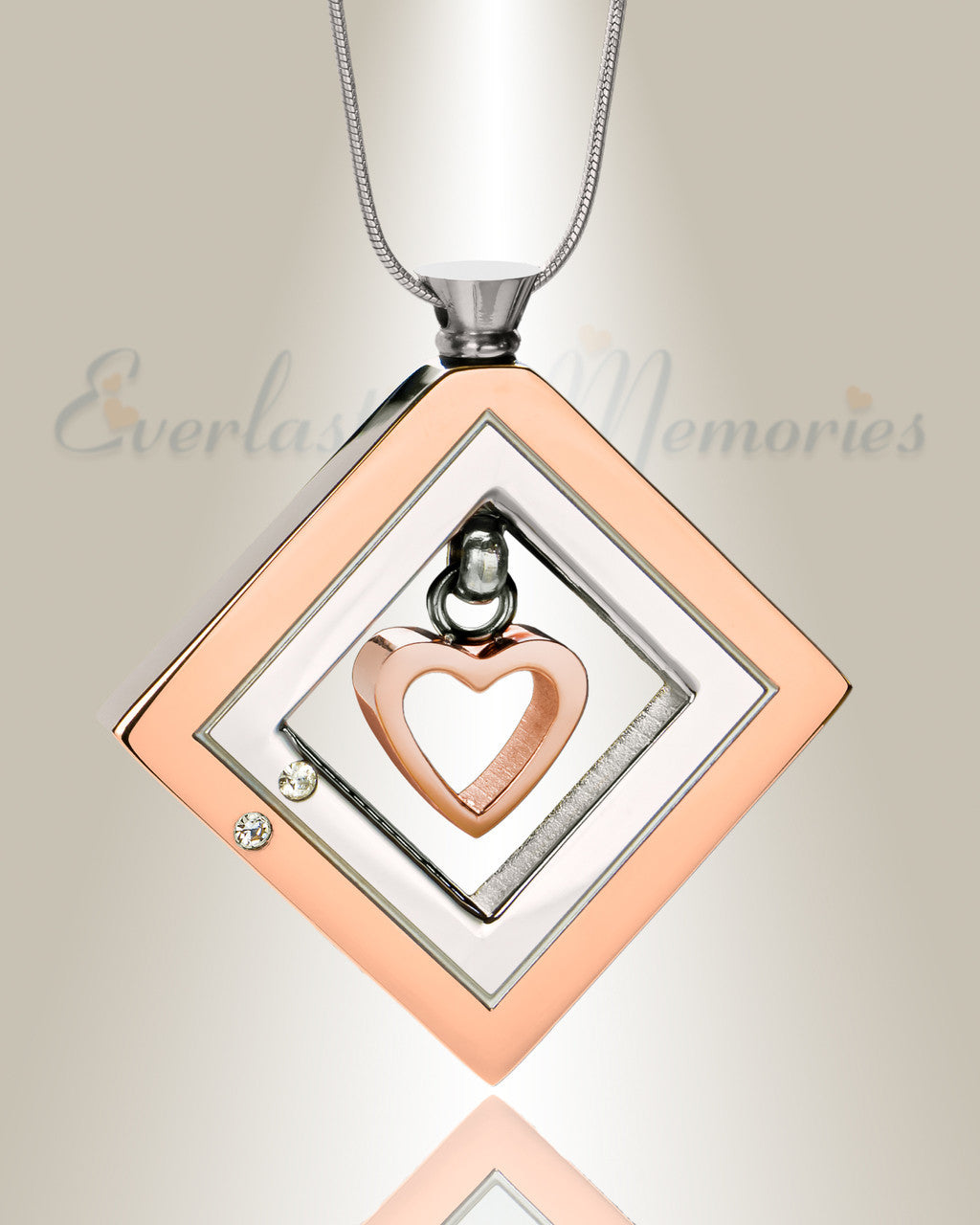 Enchanting Heart Urn Pendant
