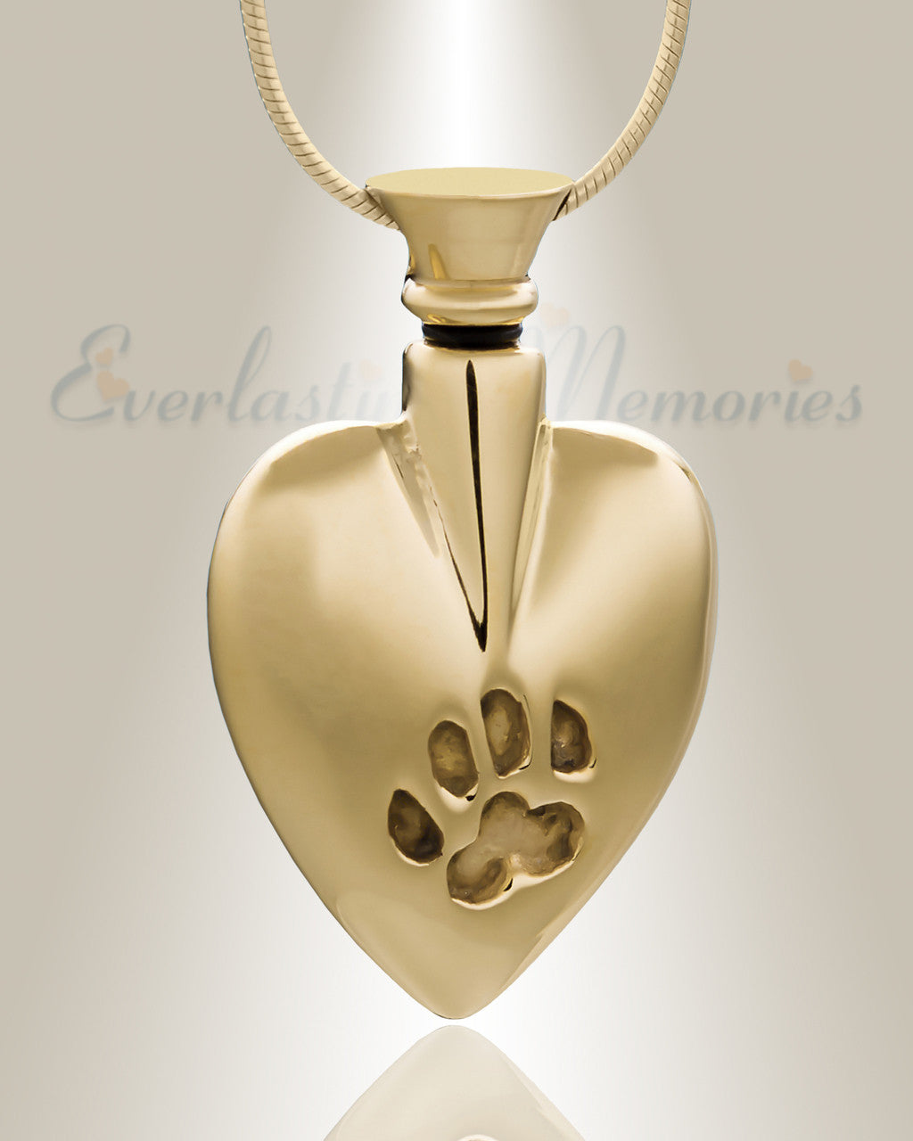 Gold In My Heart Cremation Jewelry