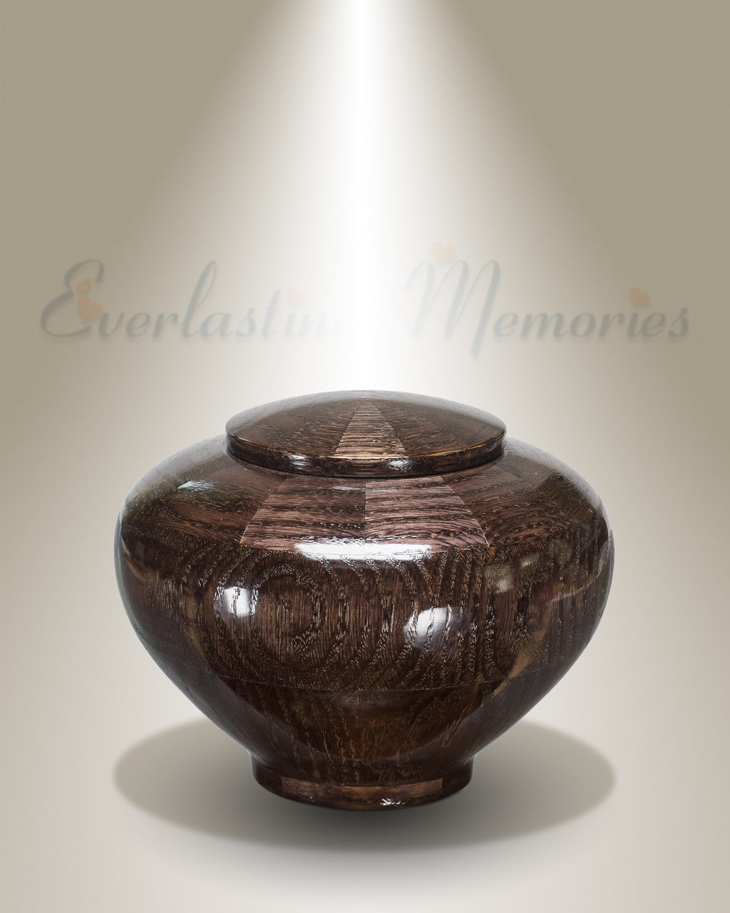 Small Peony Urn in Black