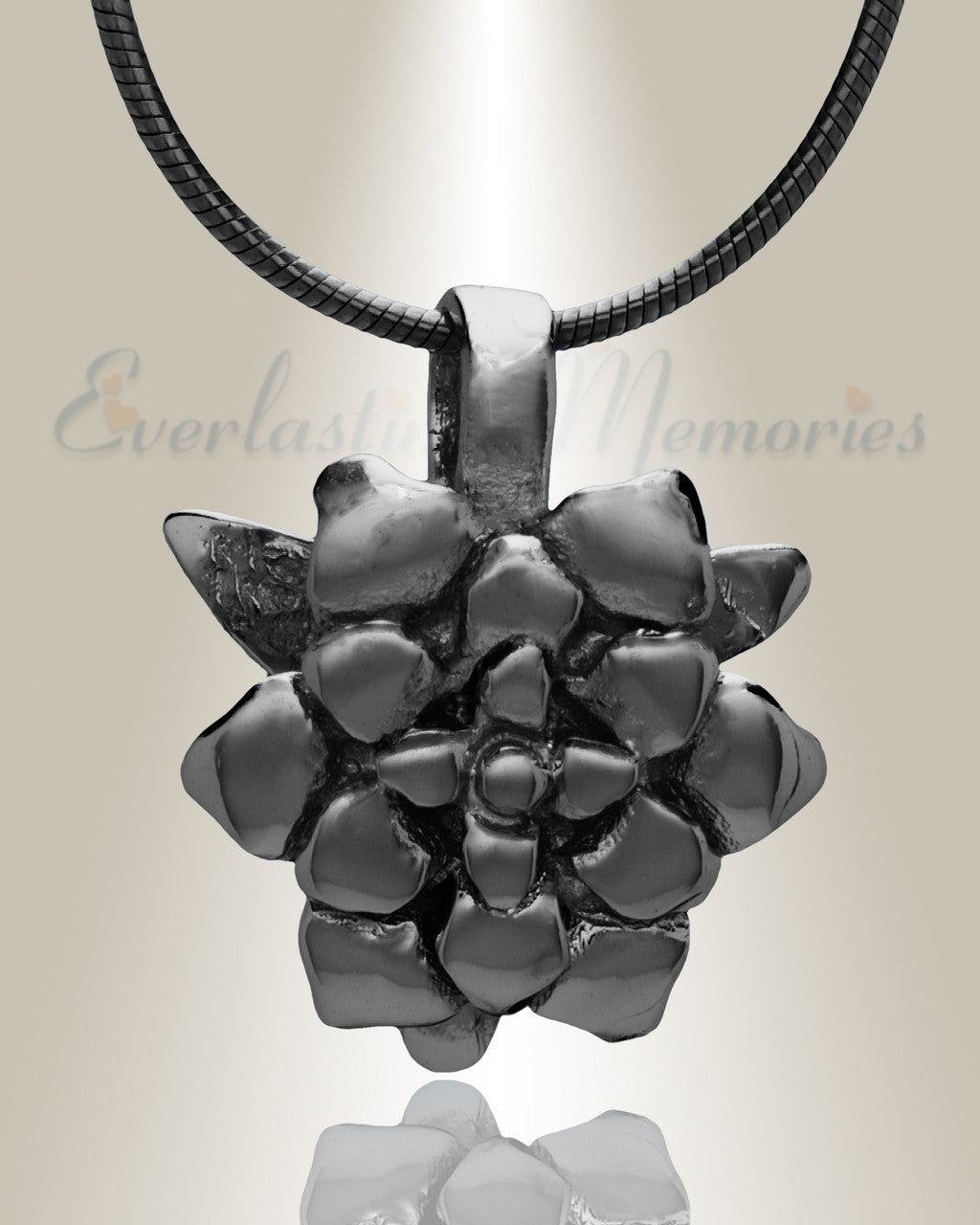 Black Roses Cremation Jewelry