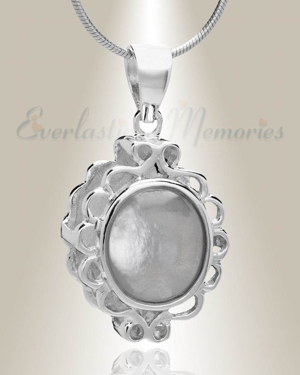 Silver Believe Cremation Jewelry
