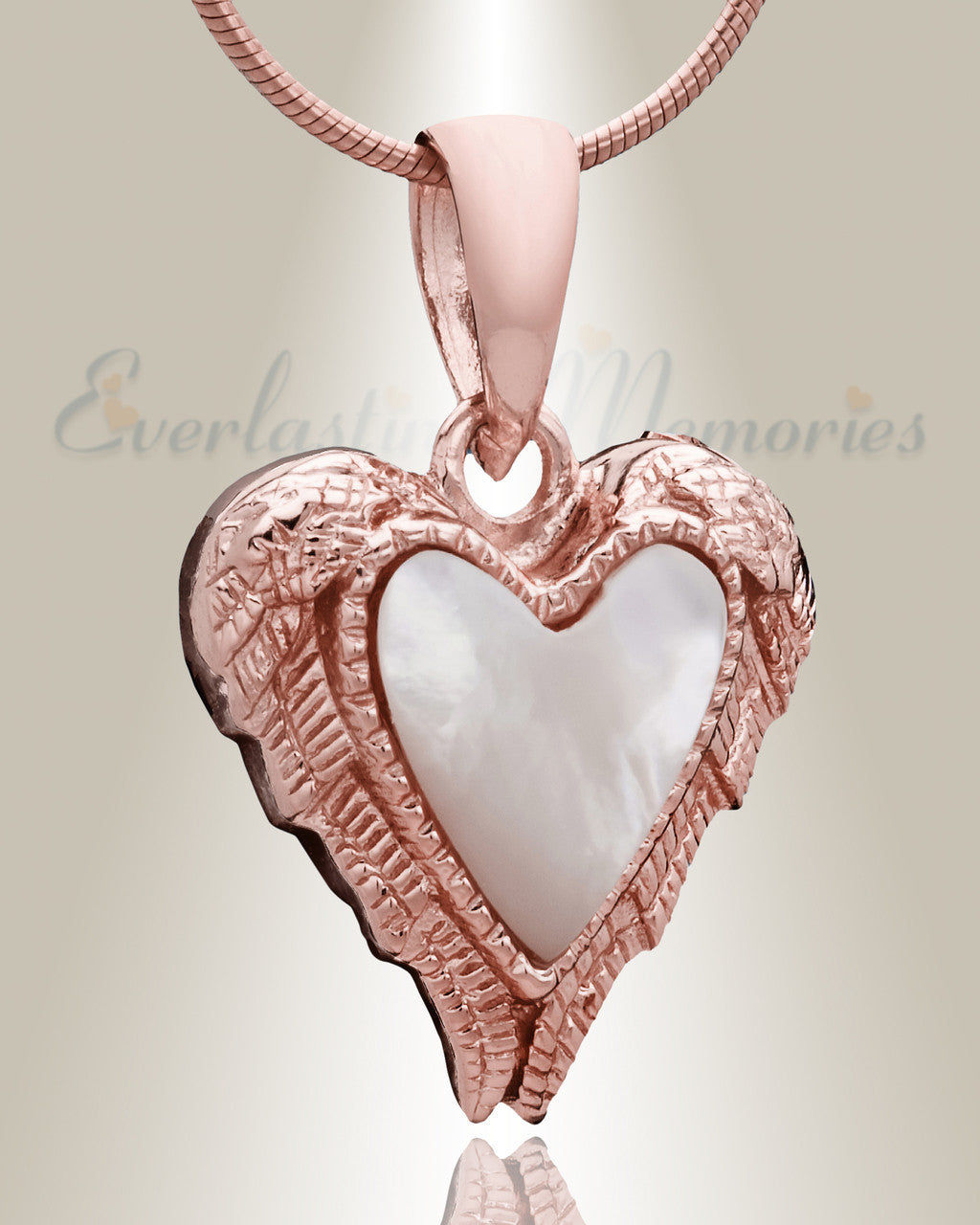 Rose Gold In Love Cremation Jewelry