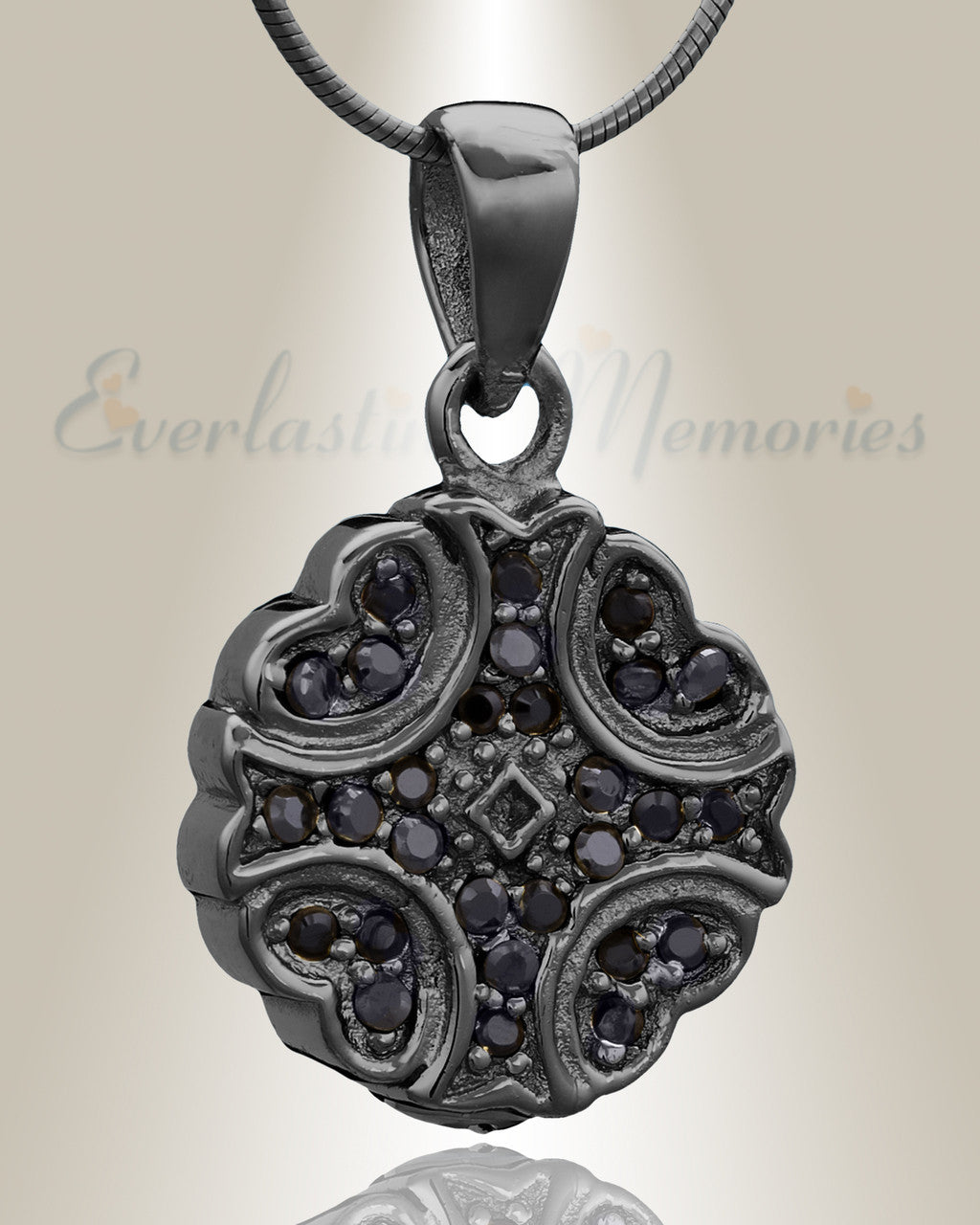Black Celestial Cremation Jewelry