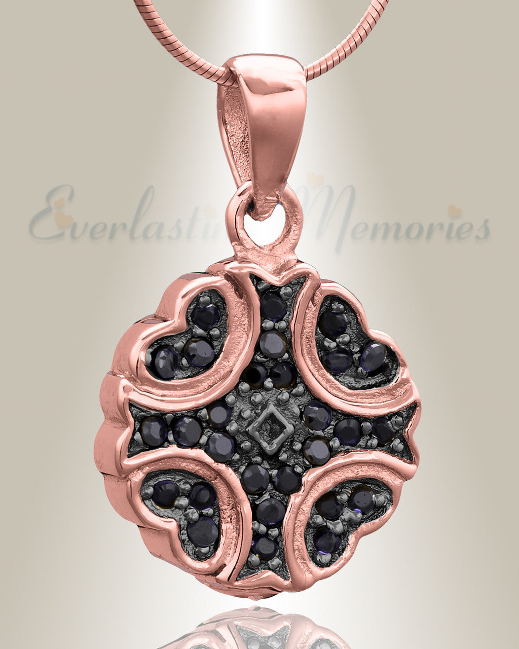 Rose Gold Celestial Cremation Jewelry