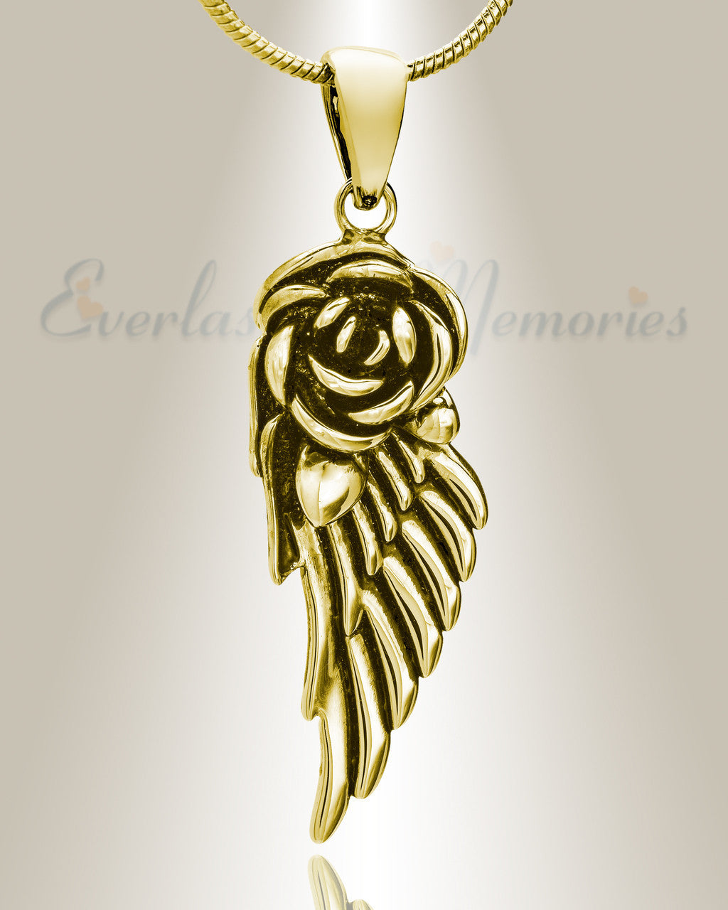Gold Plated Devout Memorial Jewelry