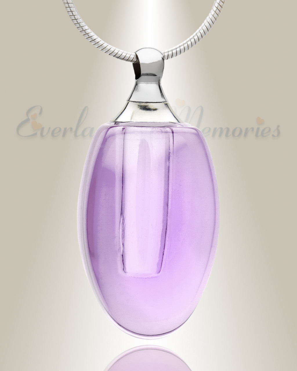 Glass Locket Violet Evermore Keepsake Jewelry