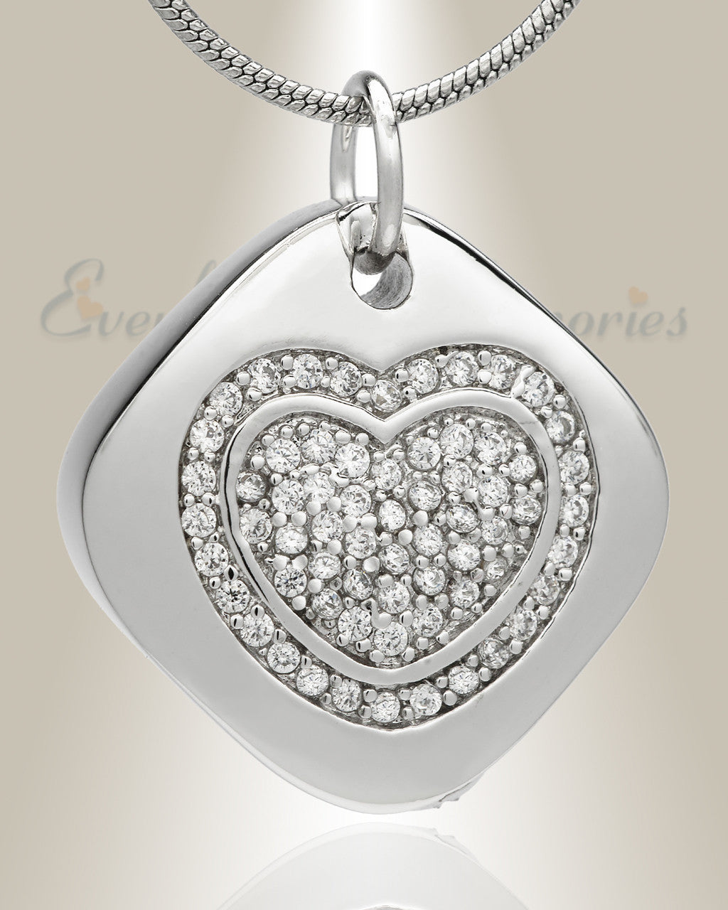 Designer Heart Memorial Jewelry