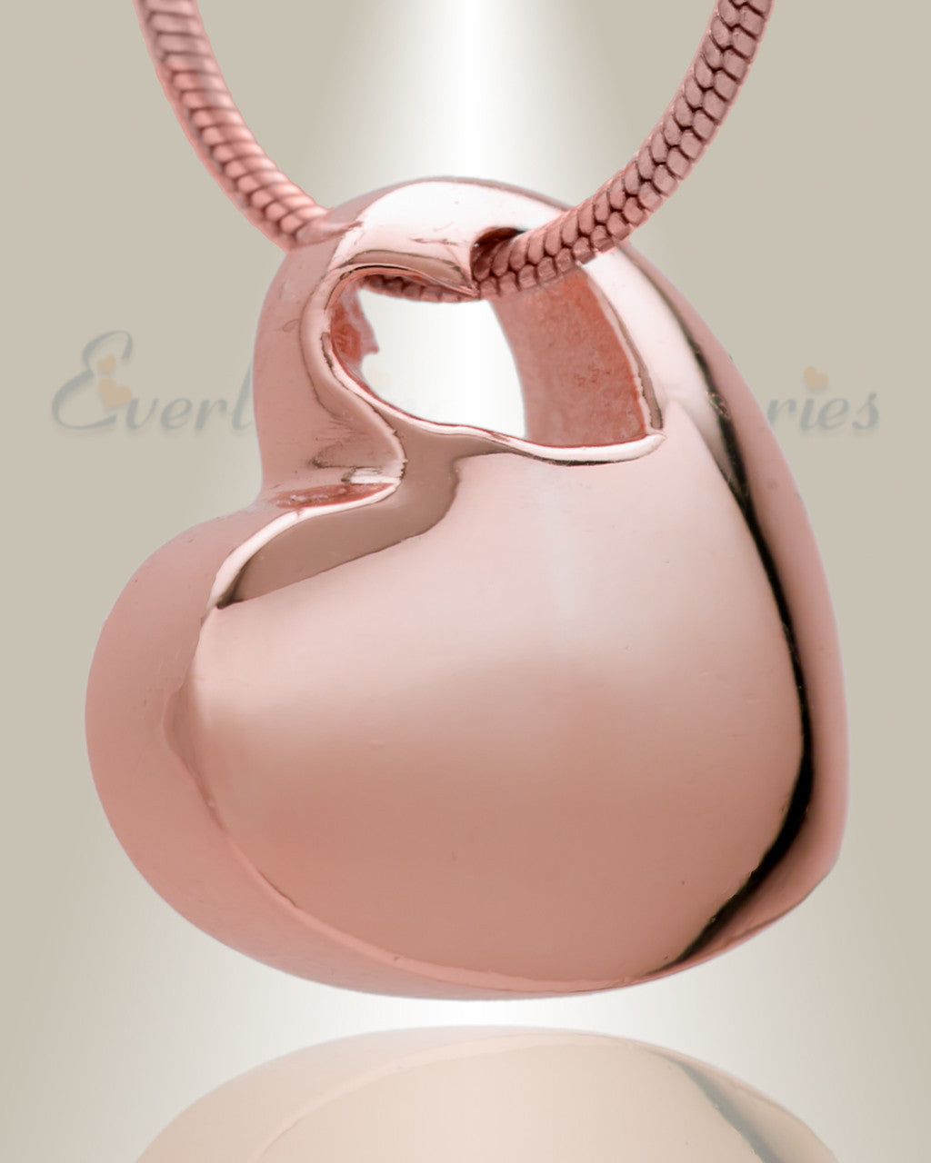 Small Candid Heart Rose Gold Plated Jewelry