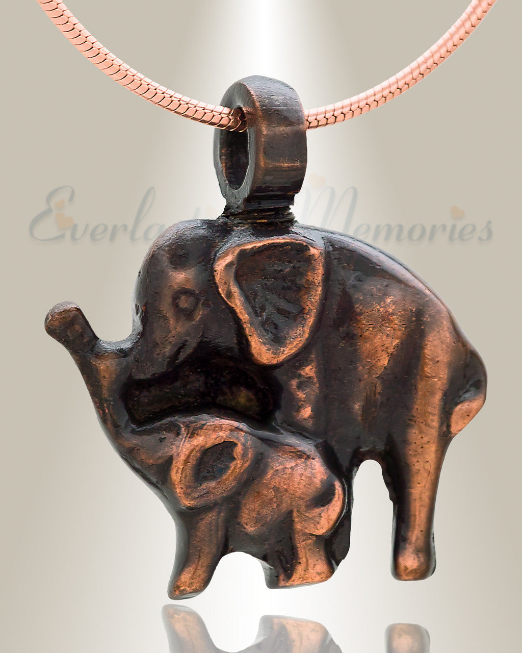 Night Elephants Cremation Jewelry