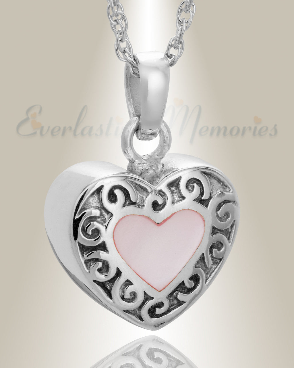 Sterling Silver Tender Emotions Heart Keepsake
