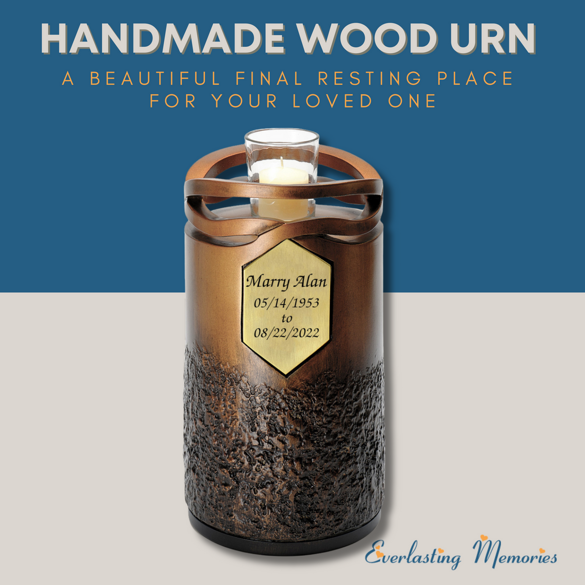 Infinity Bronze With Memorium Cremation Urn