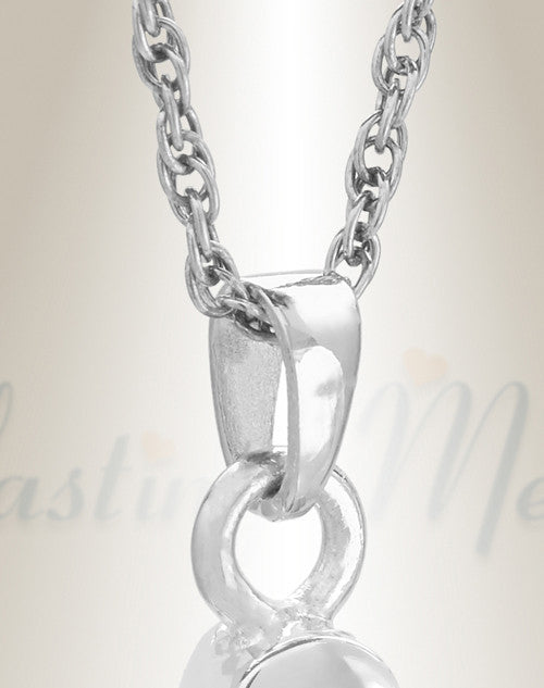 Sterling Silver Hockey Player Urn Locket
