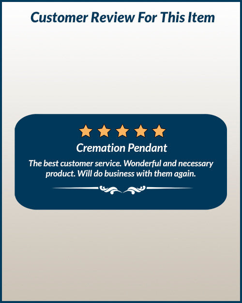 Forever Collection Black Plated Hero Cremation Necklace