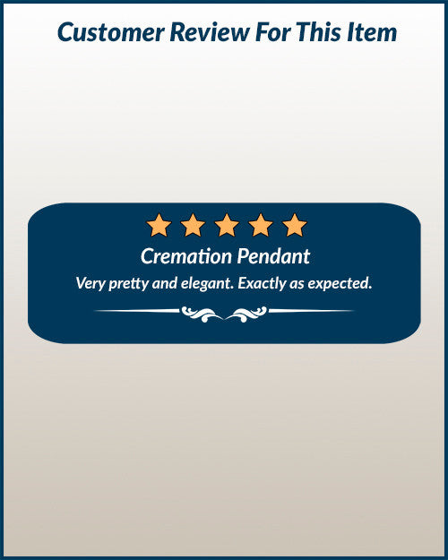 Rose Gold Heavenly Heart Cremation Jewelry