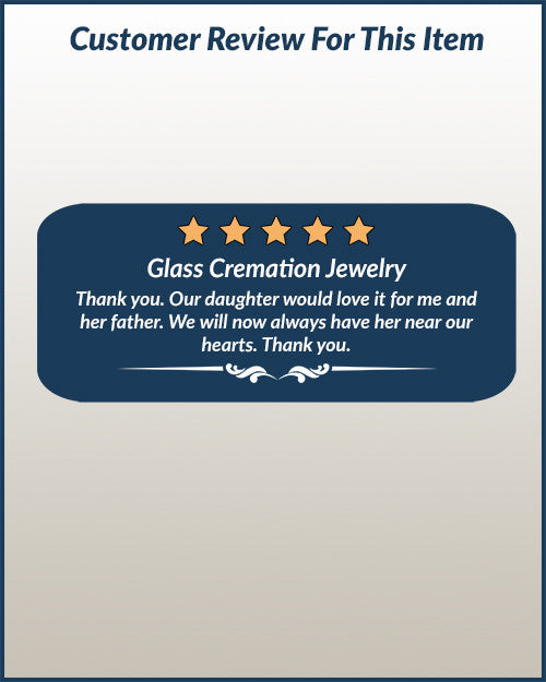 Glass Locket Pink Partnership Cremation Jewelry