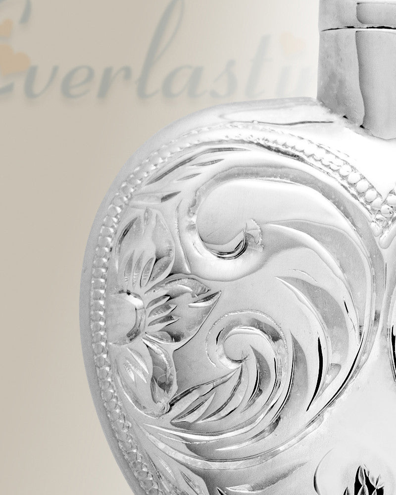 Sterling Silver Spirit Heart Funeral Jewelry