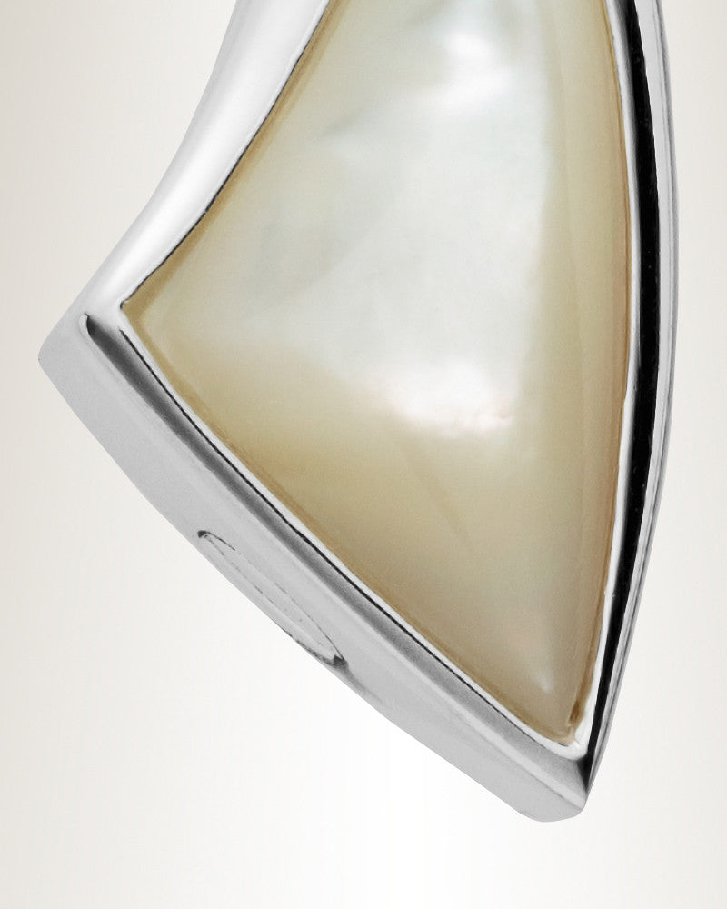 14K White Gold Sail Away Memorial Necklace