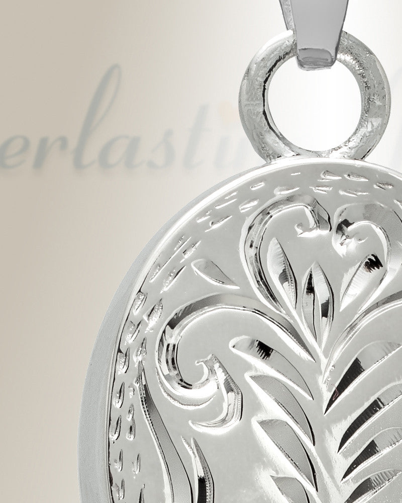 Sterling Silver Majesty Round Cremation Urn Keepsake
