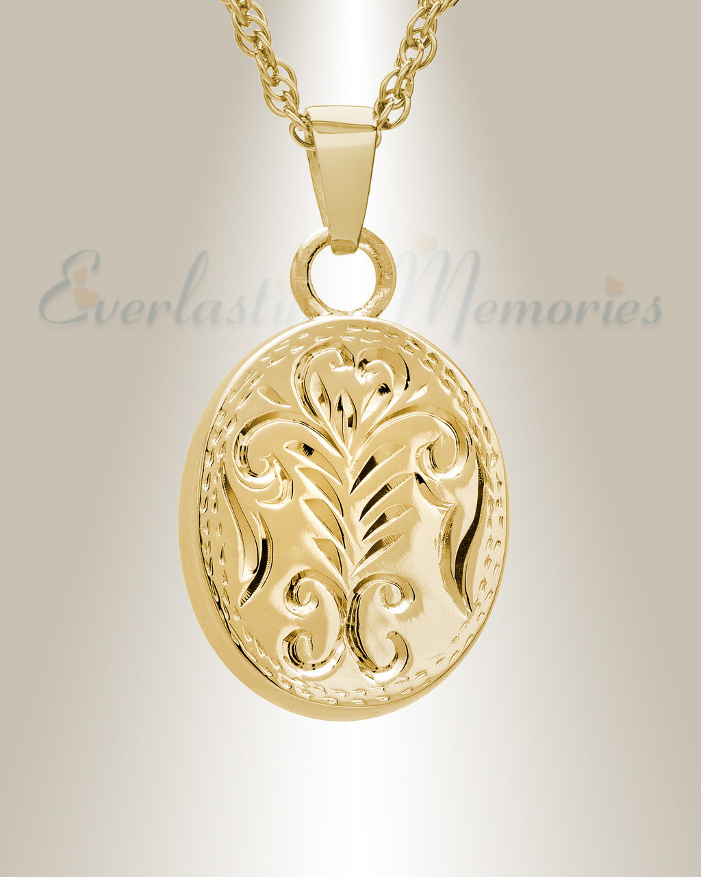 Gold Vermeil Majesty Round Urn Keepsake