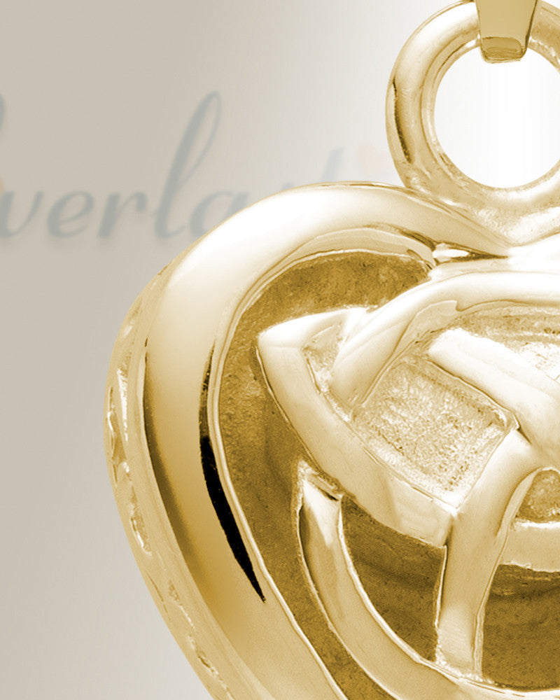 14k Gold Transcending Heart Memorial Pendant