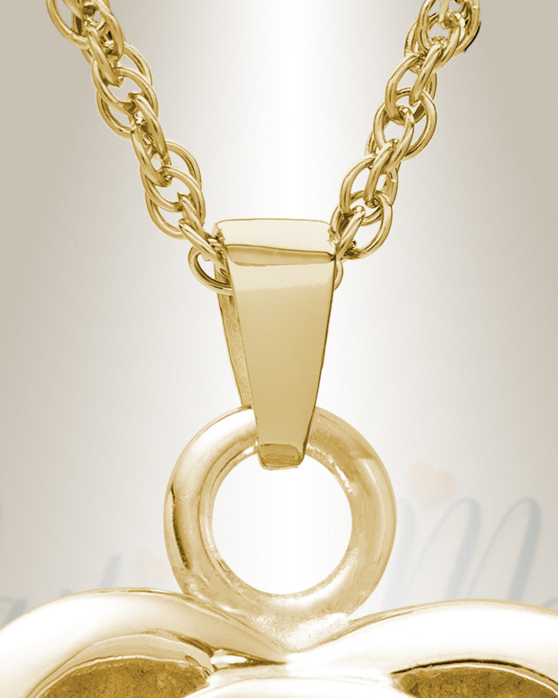 Gold Plated Transcending Heart Memorial Pendant