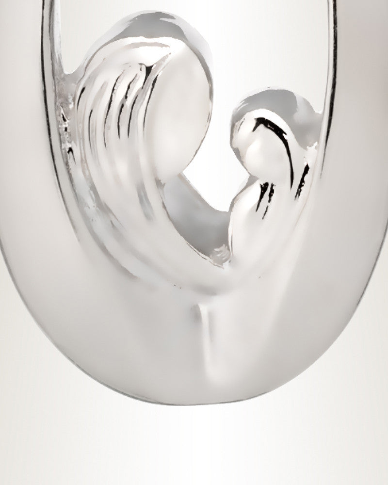 Sterling Silver Tender Round Memorial Jewelry
