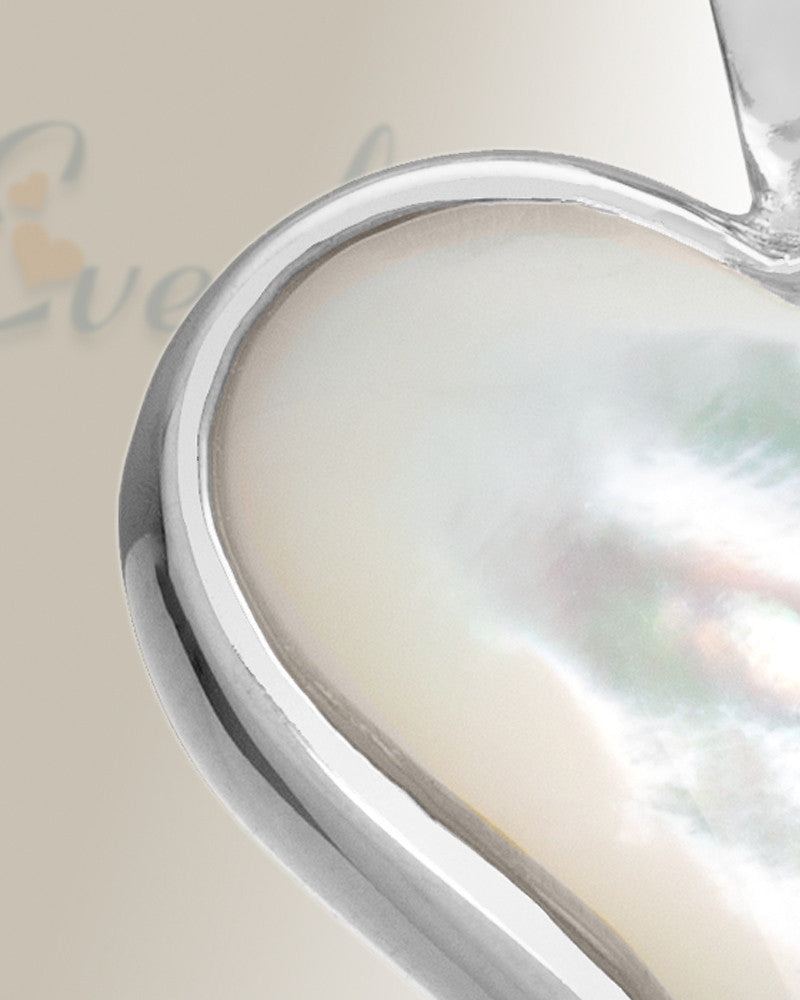 Sterling Silver Dewy Heart Jewelry Urn