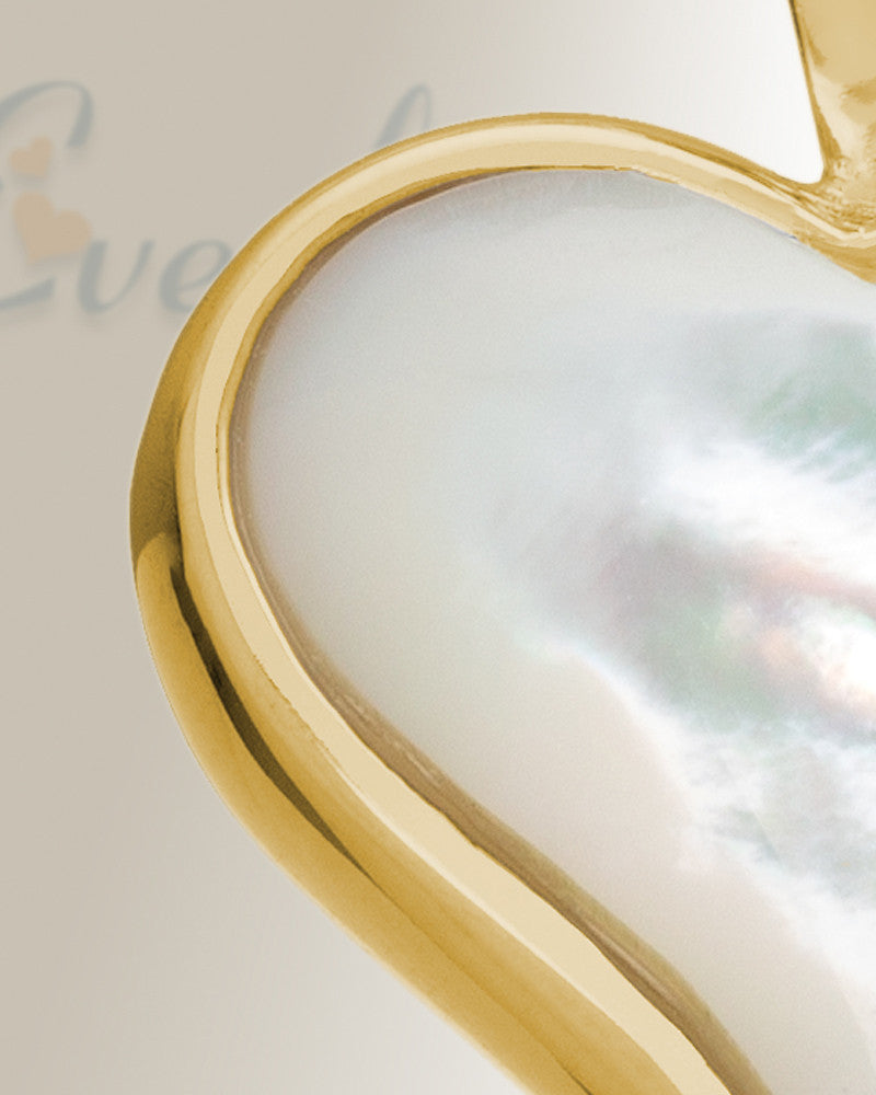 Gold Vermeil Dewy Heart Cremation Urn Keepsake