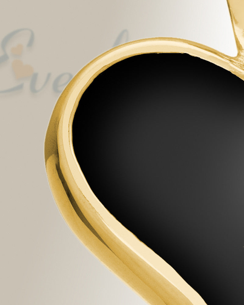14k Gold Knighted Heart Remembrance Jewelry