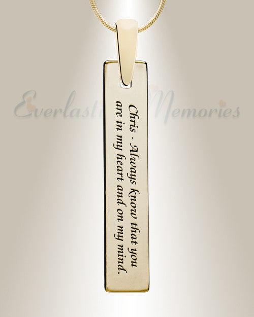 Gold End Of Day Ash Resin Jewelry