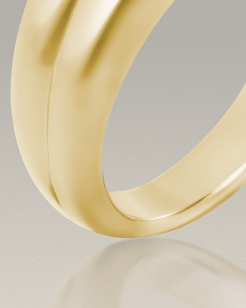 Men's 14k Gold Gentleman's Ashes Ring
