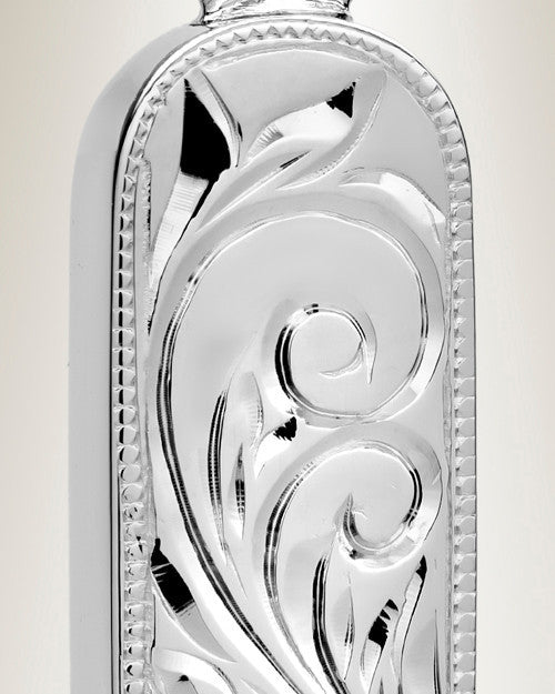 14K White Gold Majesty Cylinder Urn Necklace