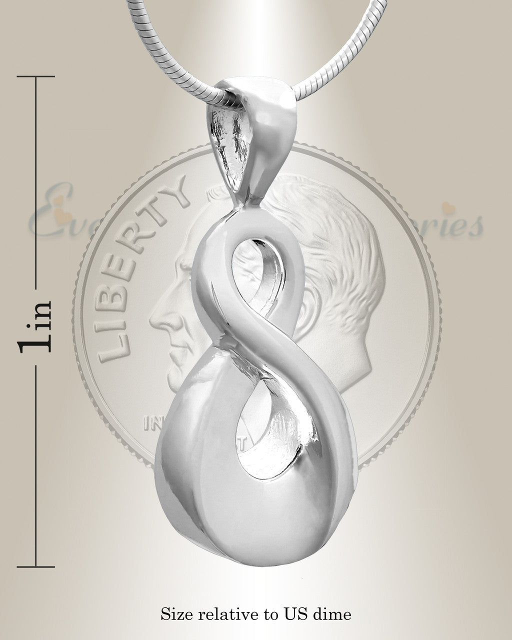 Silver Giving Cremation Jewelry