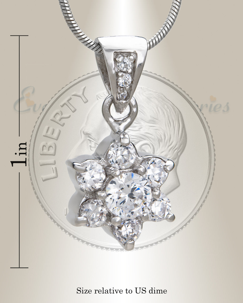 Shining Flower Memorial Jewelry