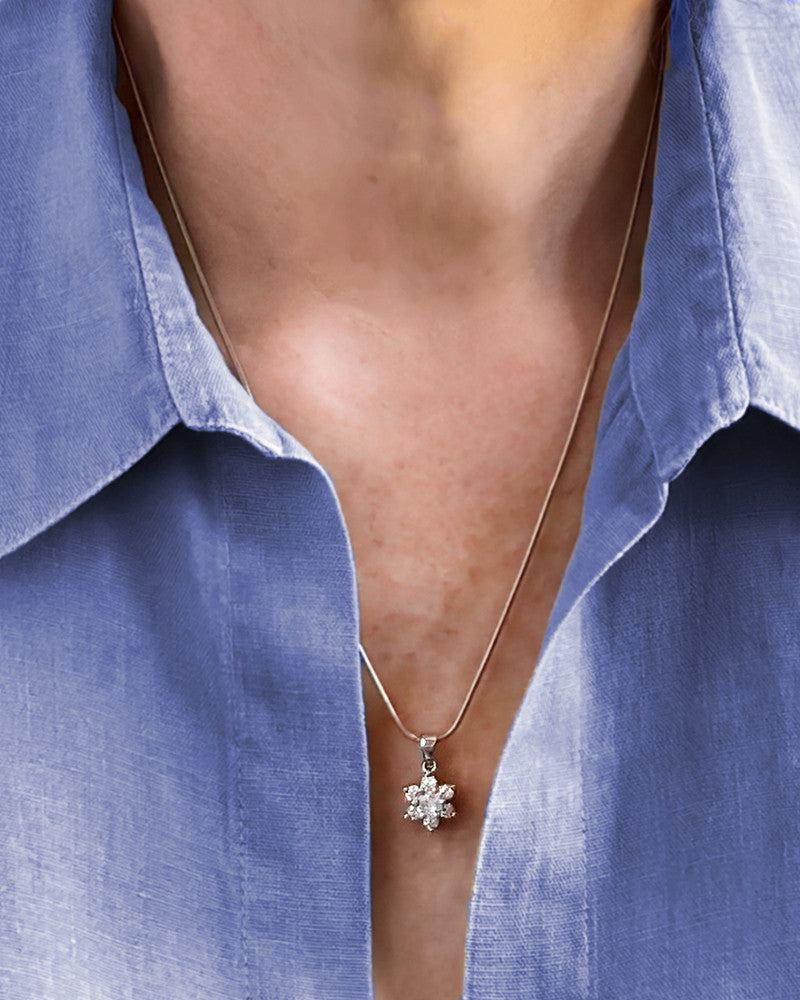 Shining Flower Memorial Jewelry