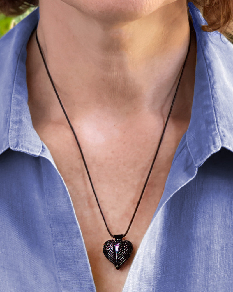 Purple Eternal Flight Cremation Jewelry