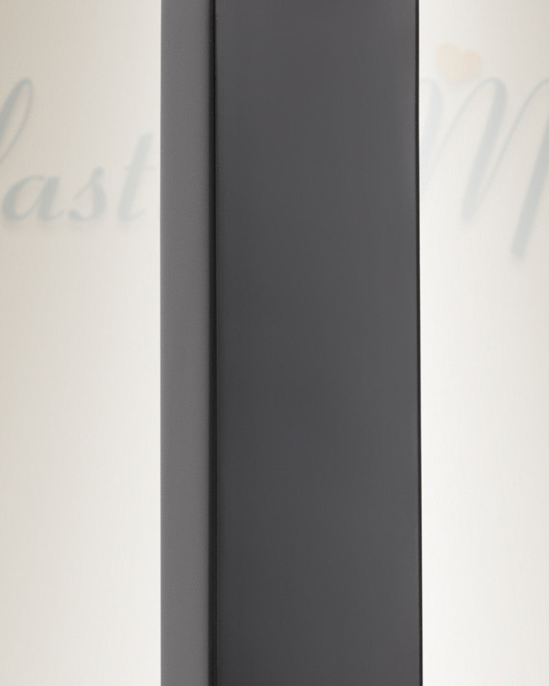 Black Plated Stately Cylinder Cremation Necklace