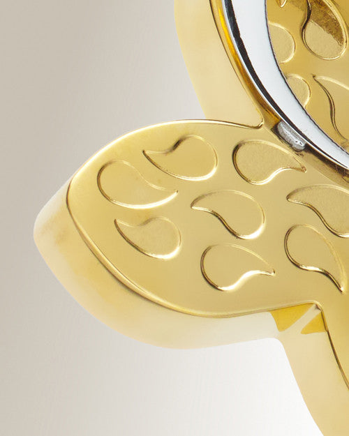 Gold Plated Wakeful Butterfly Urn Pendant