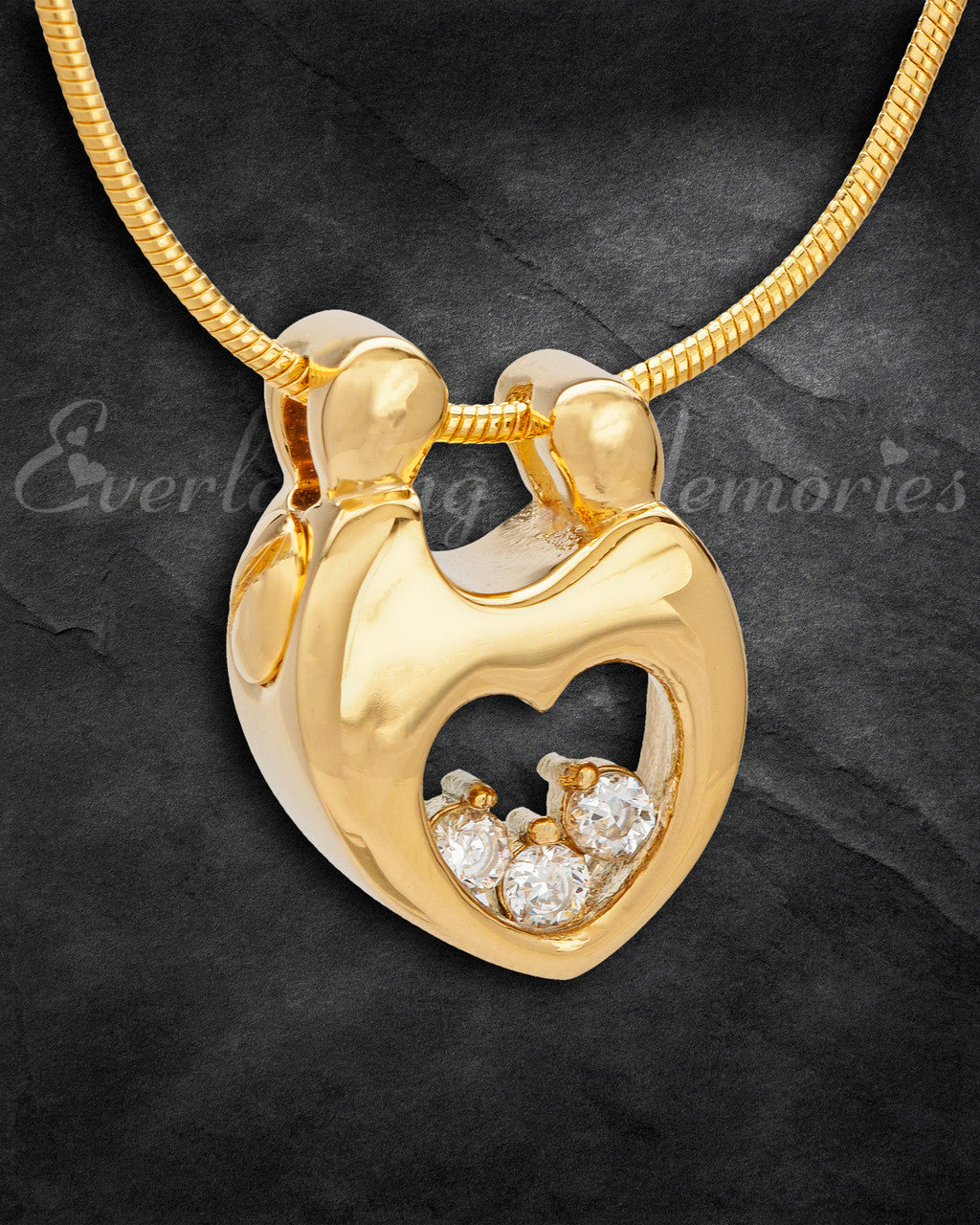 Gold Plated Bound with Love Memorial Jewelry