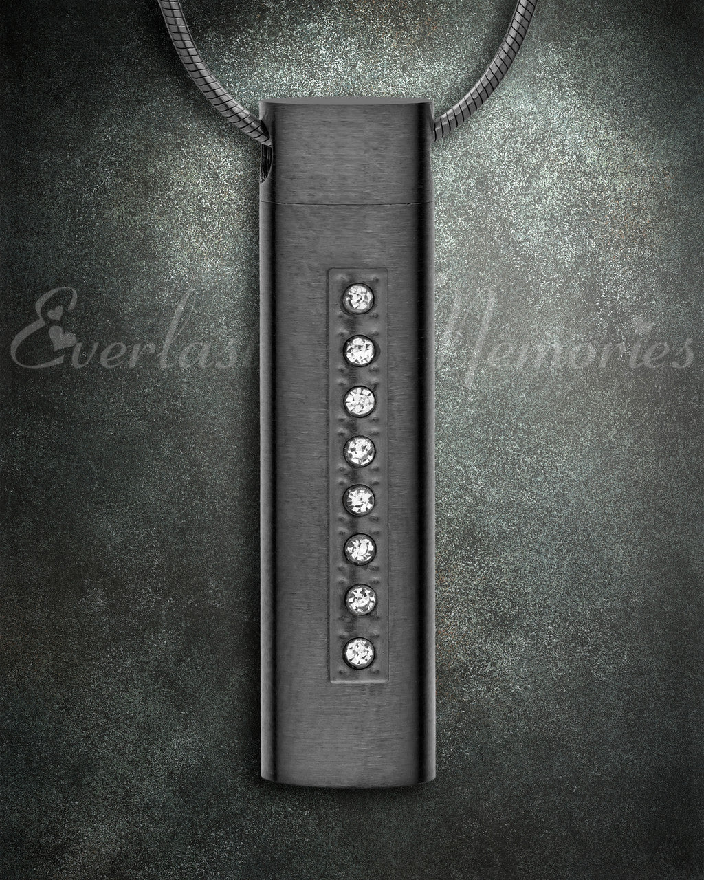 Forever Collection Black Plated Prince Cremation Pendant
