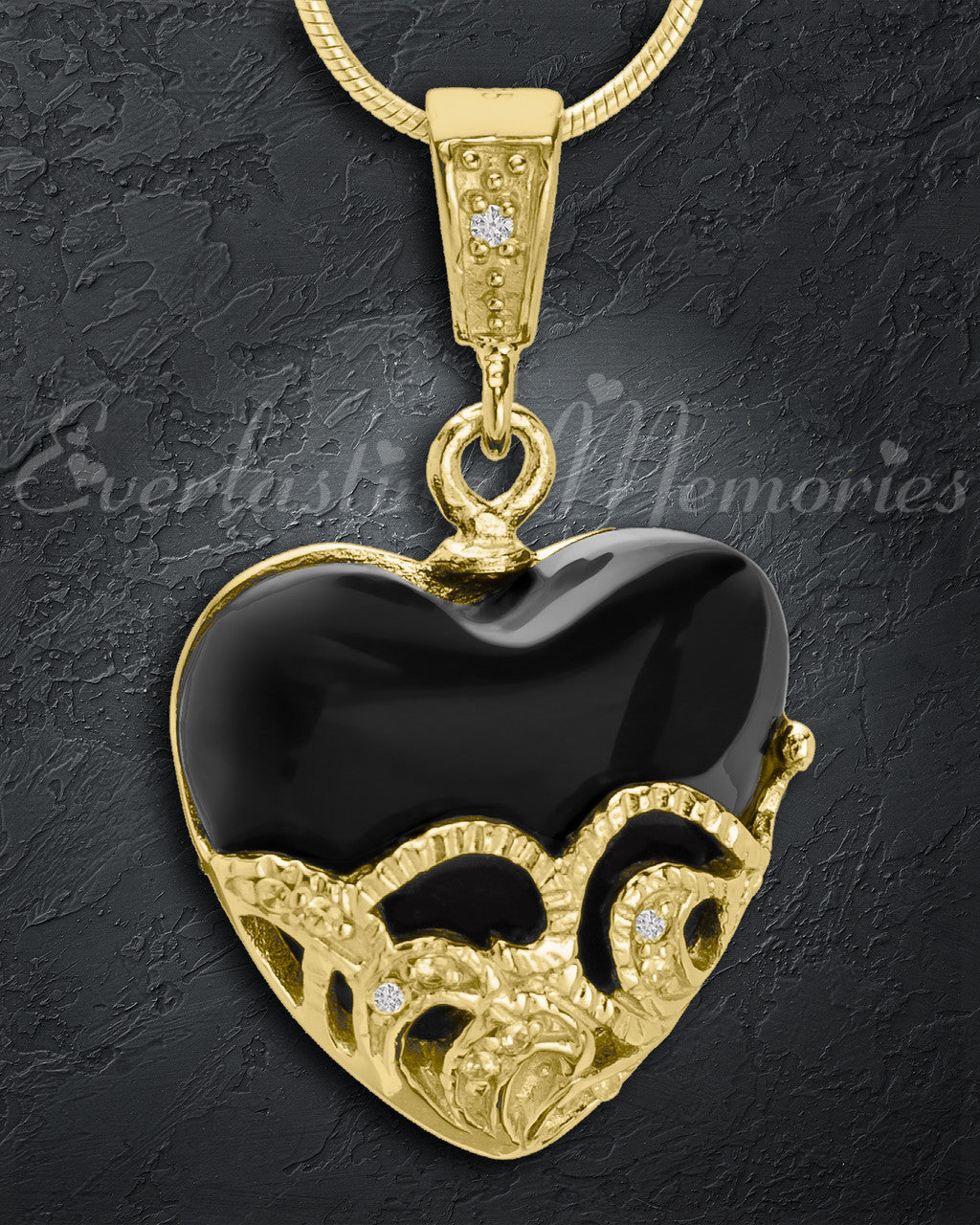 Gold Plated In My Dreams Cremation Jewelry