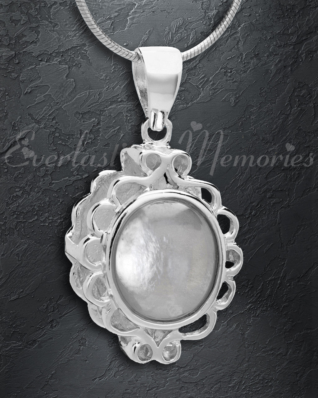 Silver Believe Cremation Jewelry