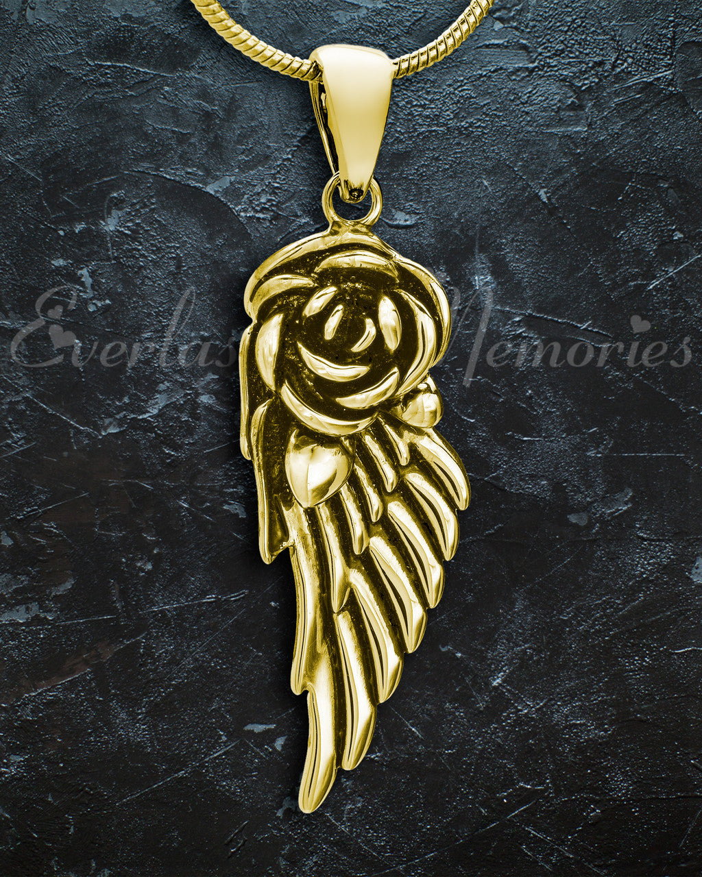 Gold Plated Devout Memorial Jewelry