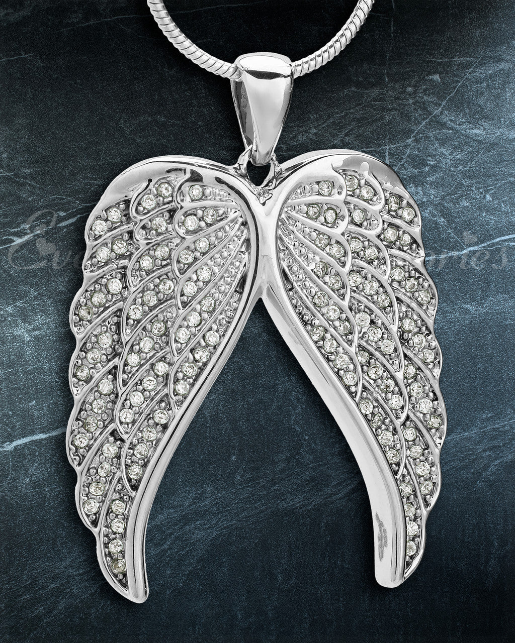 Sterling Spiritual Wings Memorial Jewelry
