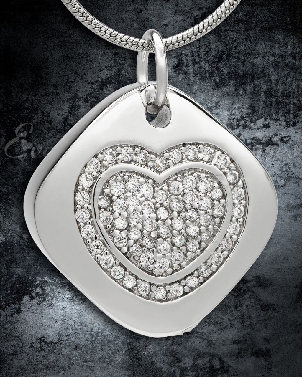 Designer Heart Memorial Jewelry