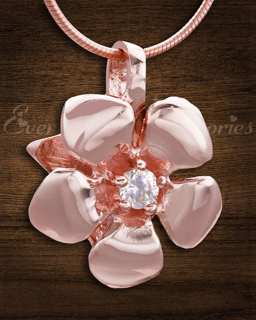 Rose Gold Daisy Cremation Jewelry