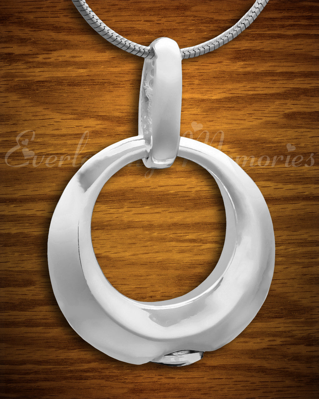 Silver Encircle Cremation Jewelry