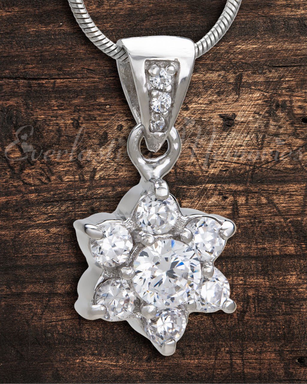 Shining Flower Memorial Jewelry