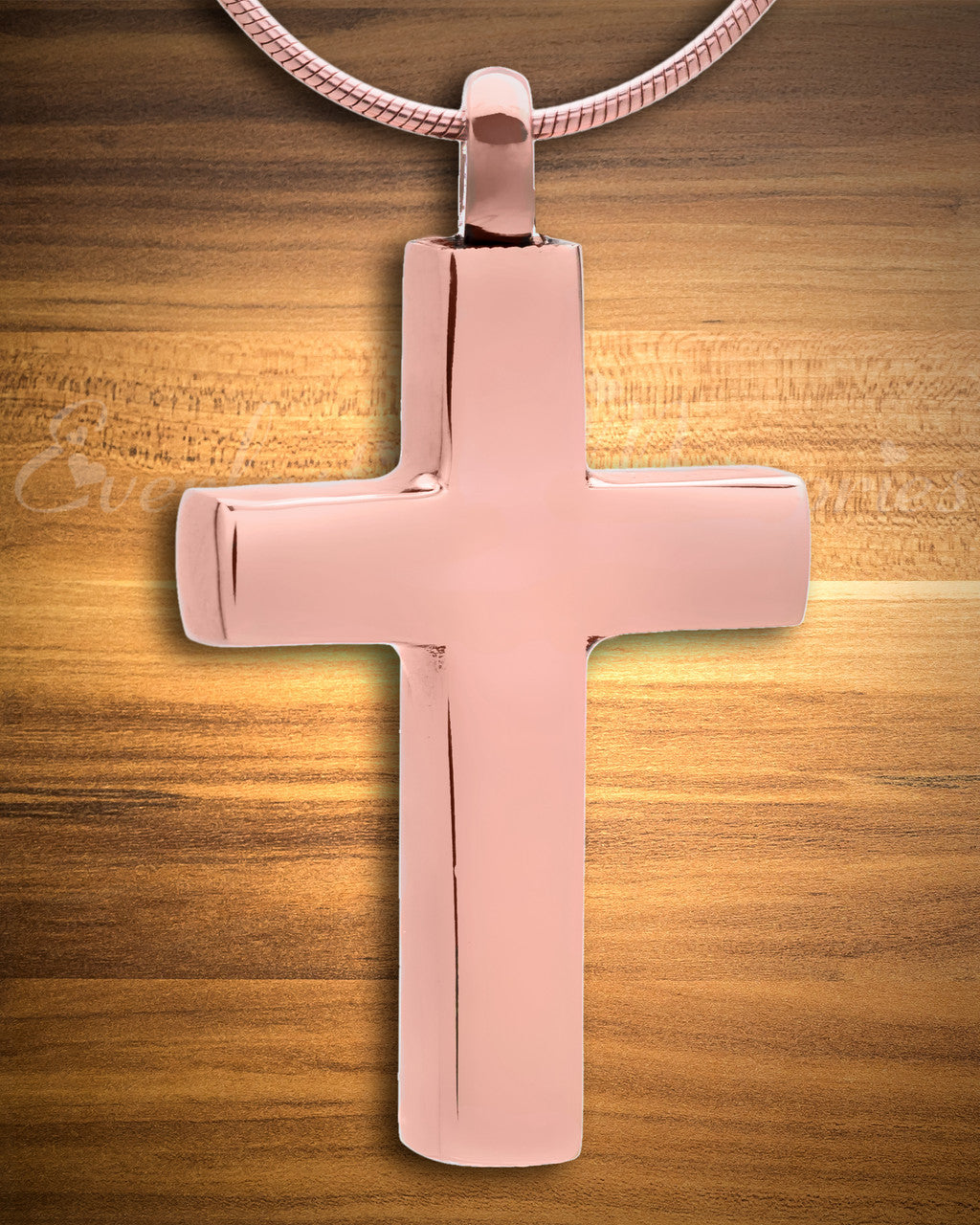 Forever Collection Copper Remembrance Cross Locket Necklace