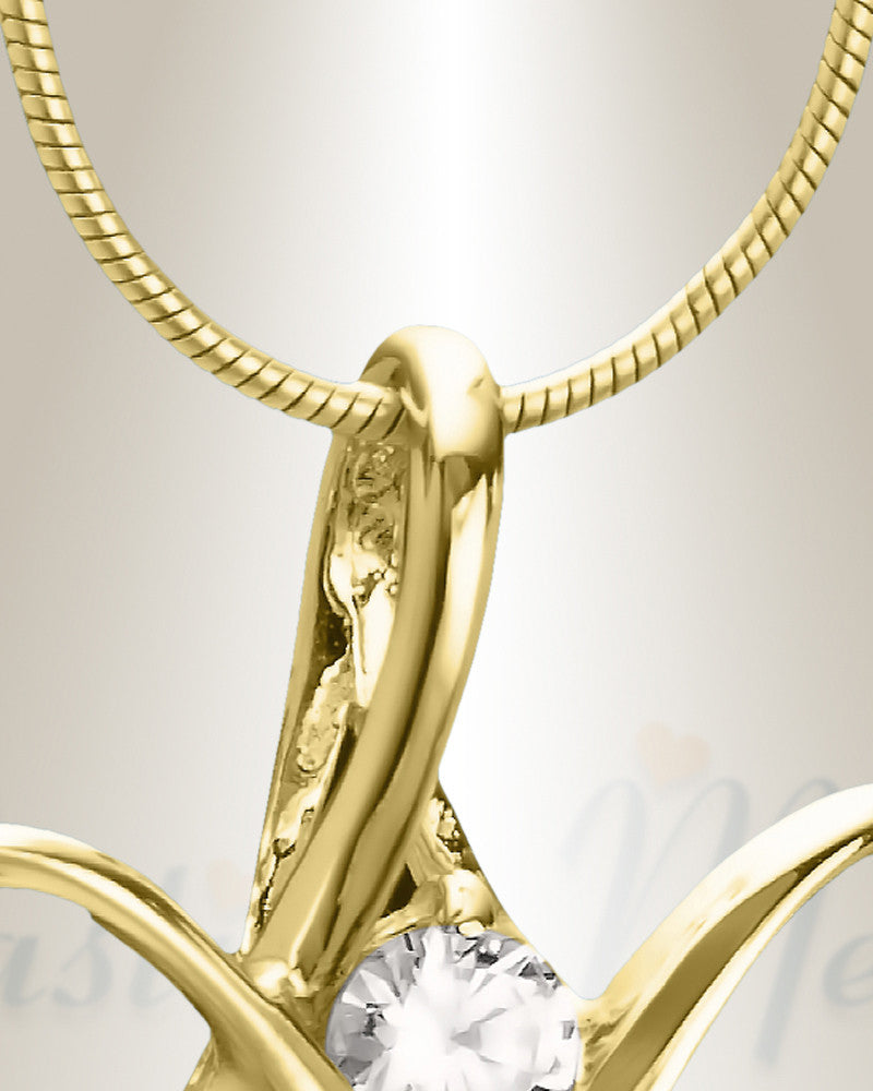 14K Gold Peaceful Moments Memorial Jewelry